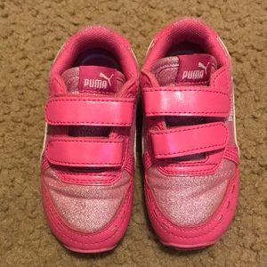 Baby pumas toddler shoes pink